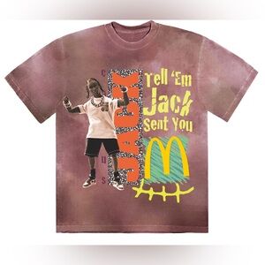 Travis Scott x McDonald's Jack Smile II T-shirt